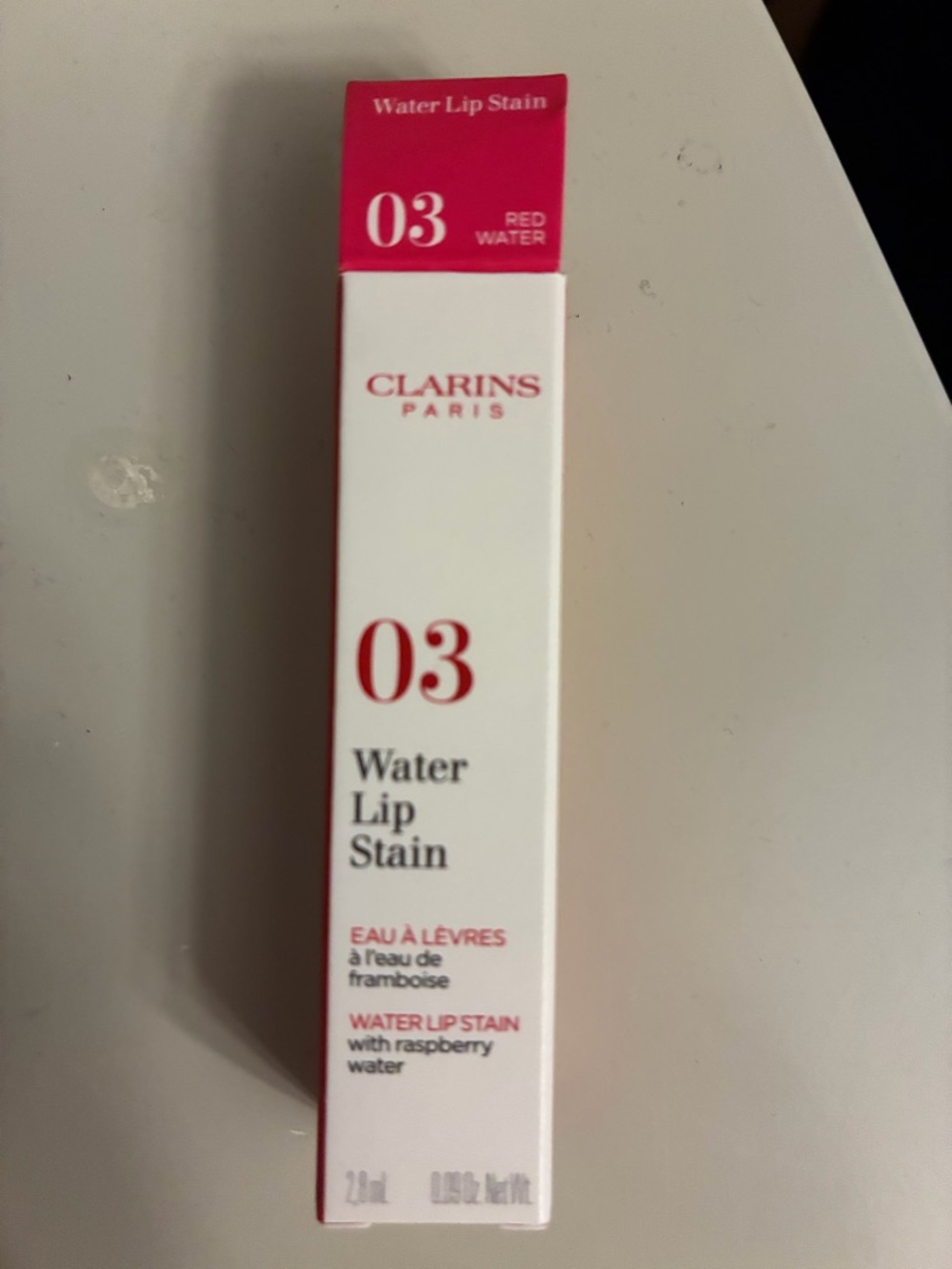 Clarins Water Lip Stain 03 Red Water - Raspberry Red